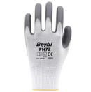Beybi Gloves PN 72 Polyester Knitted Nitrile Gloves (Pack of 50)
