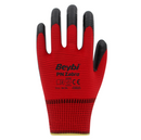 Beybi Gloves Pn Zebra Polyester Knitted Nitrile Gloves (Pack of 50)
