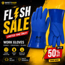Gold PVC Chemical Gloves (Minimum QTY 50)