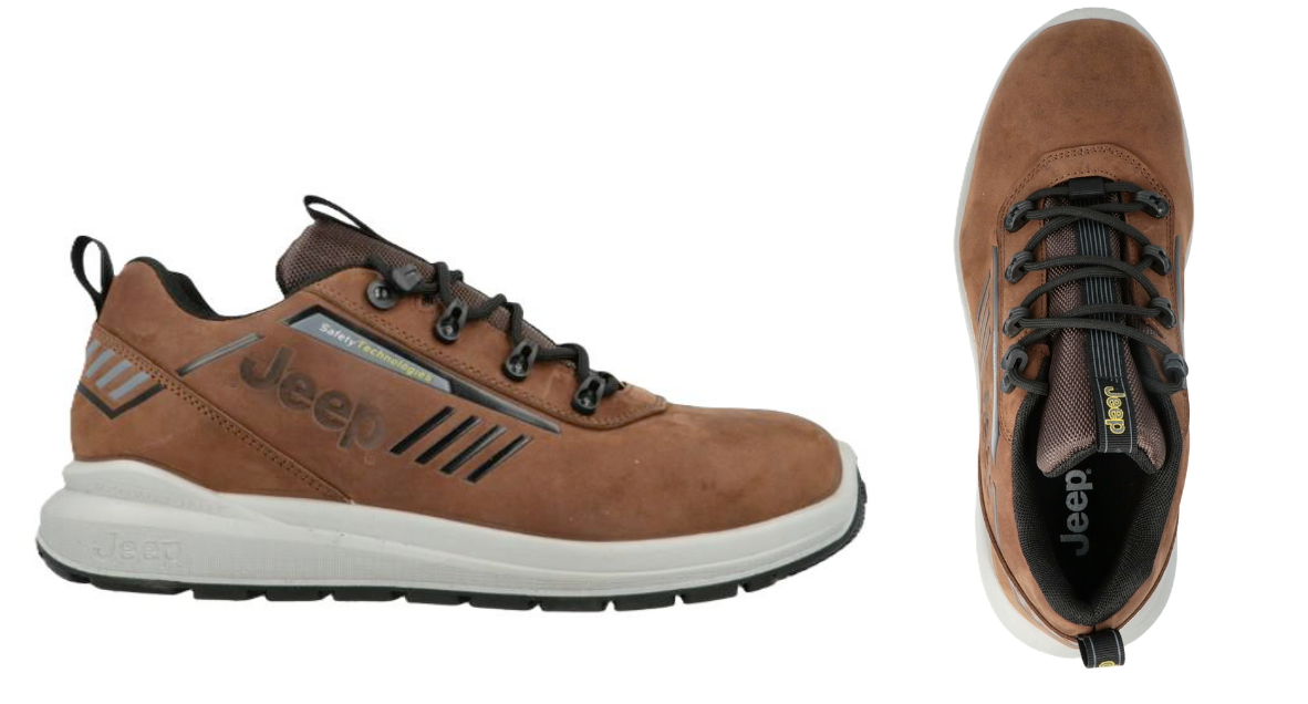 Jeep Safety Shoe Cherokee Low Brown (S3) Office