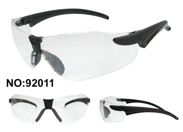 Eye Spot  Safety Glasses STREAM Black/White (minimum Order 50)