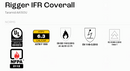 بدلة مقاومة للحريق من TaraSafe (Rigger IFR AA 150 U) (توصيل خلال 90 يومًا)
