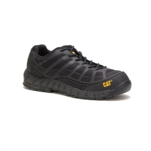 CAT Streamline CT S1P composite toe safety shoe, black with yellow logo