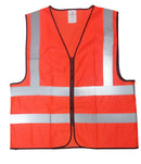 Orange Vest (Zipper)