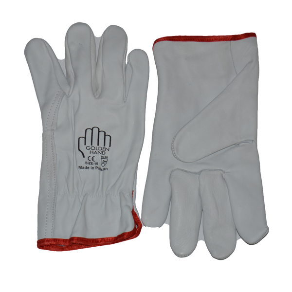Golden Hand Argon Welding Gloves White/Red