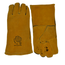 Golden Hand Long Welding Gloves Yellow (Minimum QTY 50)