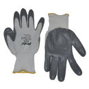142 Beybi Pn72 White/Grey Anti-Cut Gloves