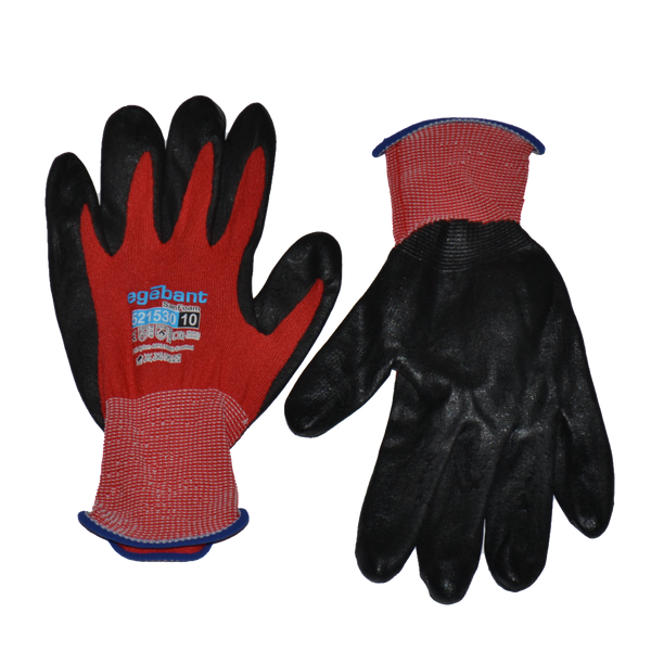 Egebant SanFoam 521530 Red/Black Mechanical Gloves