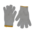 Gold Knit Tricot Grey/Yellow Hard Working Gloves  (Minimum QTY 50)