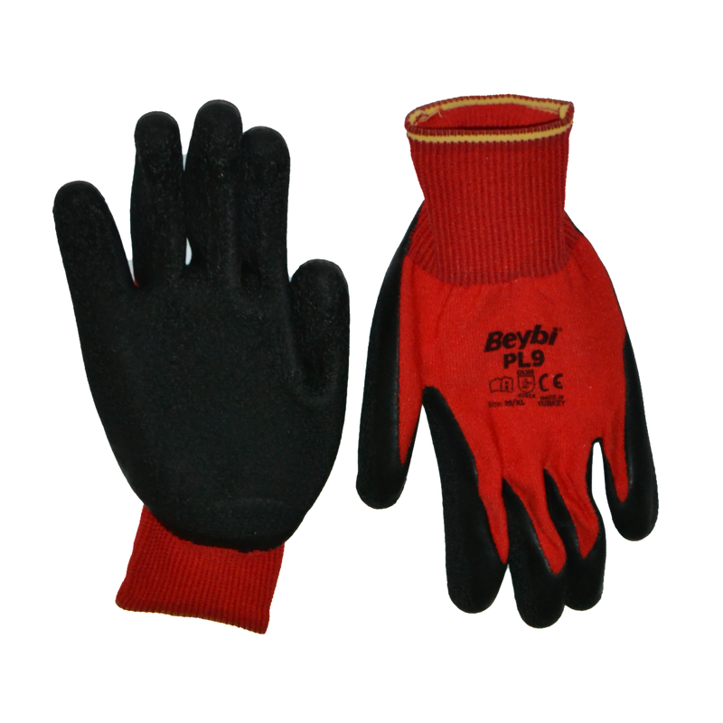 Beybi PL9 Red/Black Anti-Cut Gloves